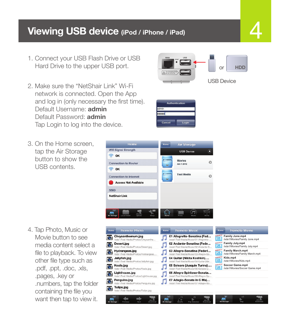 Viewing usb device | IOGear GWRH1 User Manual | Page 5 / 20