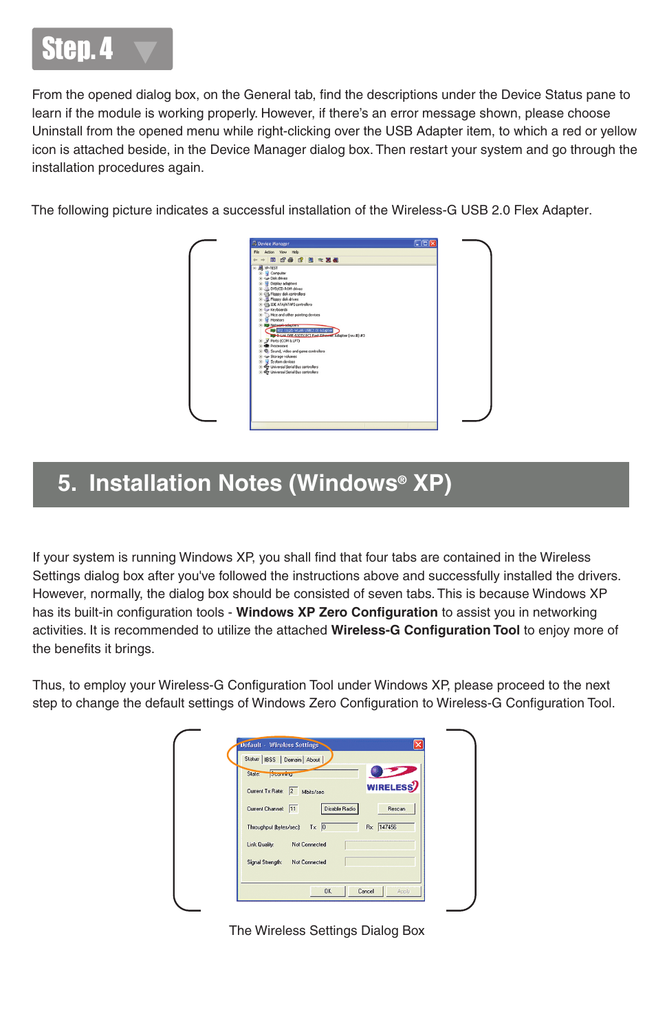 Step. 4 | IOGear GWU513 Quick Start User Manual | Page 6 / 8