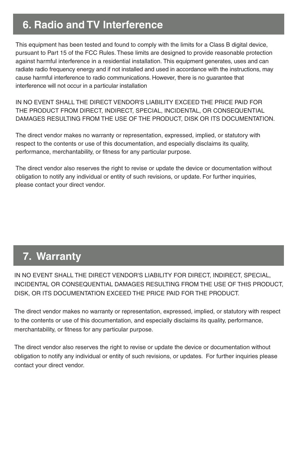 Radio and tv interference, Warranty | IOGear GWU513 Quick Start User Manual | Page 8 / 8