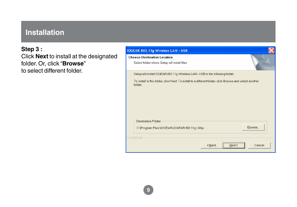Installation | IOGear GWU523 User Manual | Page 12 / 44