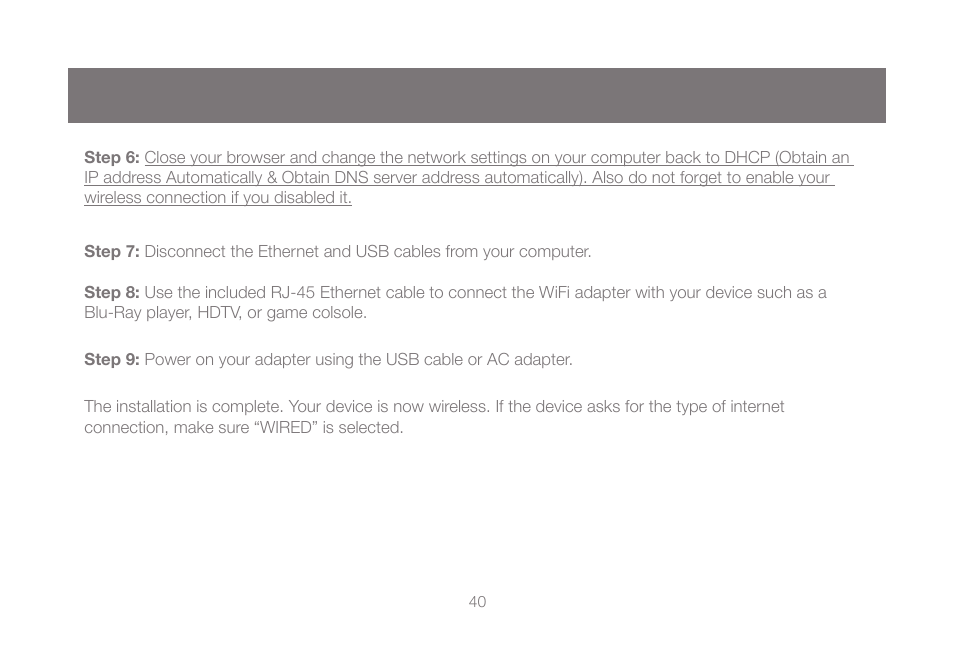 IOGear GWU627W6 User Manual | Page 40 / 52