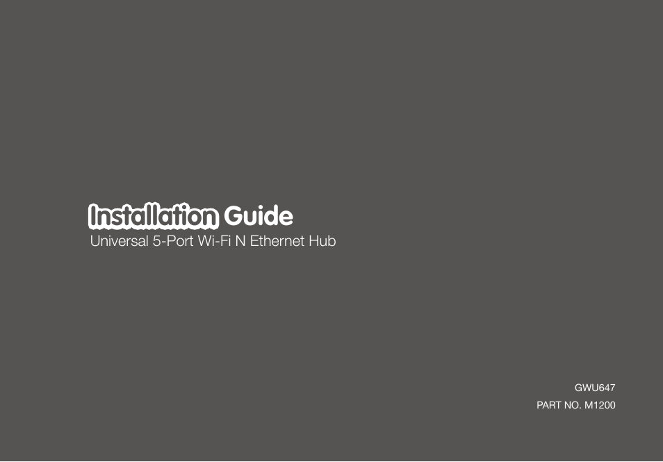 IOGear GWU647 User Manual | 52 pages