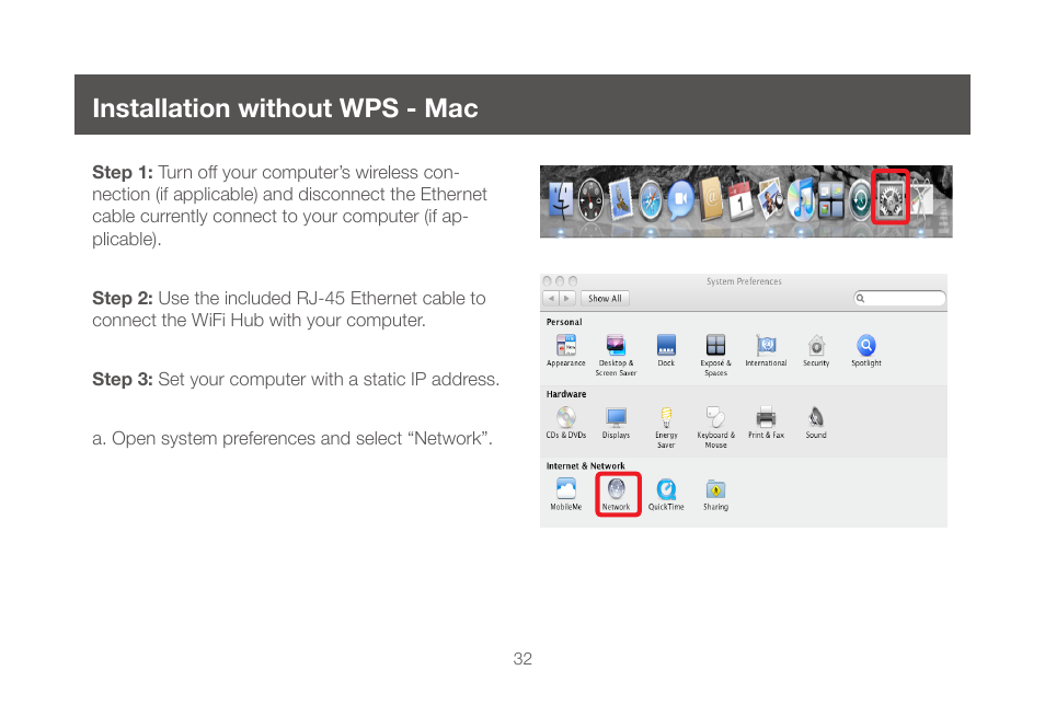 Installation without wps - mac | IOGear GWU647 User Manual | Page 32 / 52