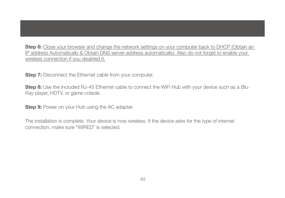 IOGear GWU647 User Manual | Page 40 / 52