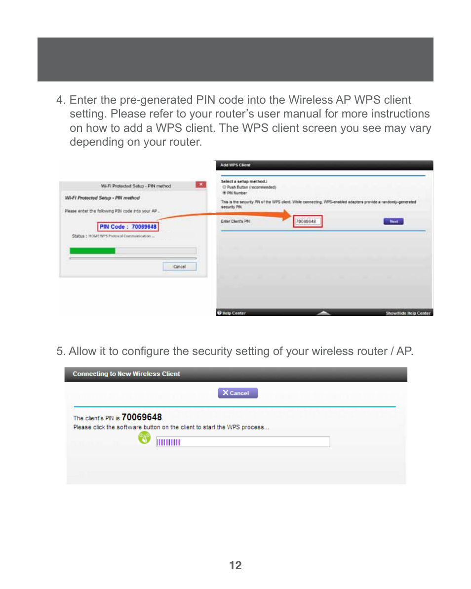 IOGear GWU735 User Manual | Page 12 / 30