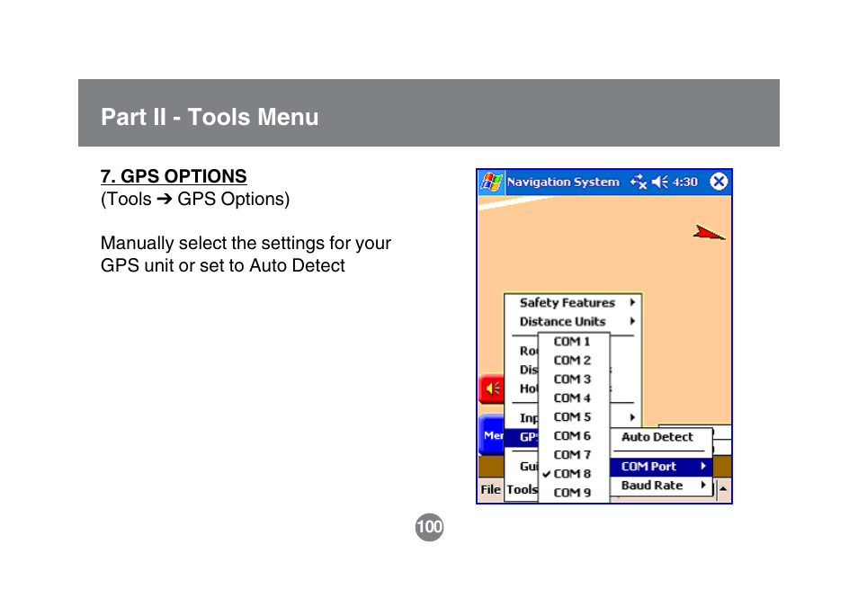 Part ii - tools menu | IOGear GBGPS201 User Manual | Page 100 / 118