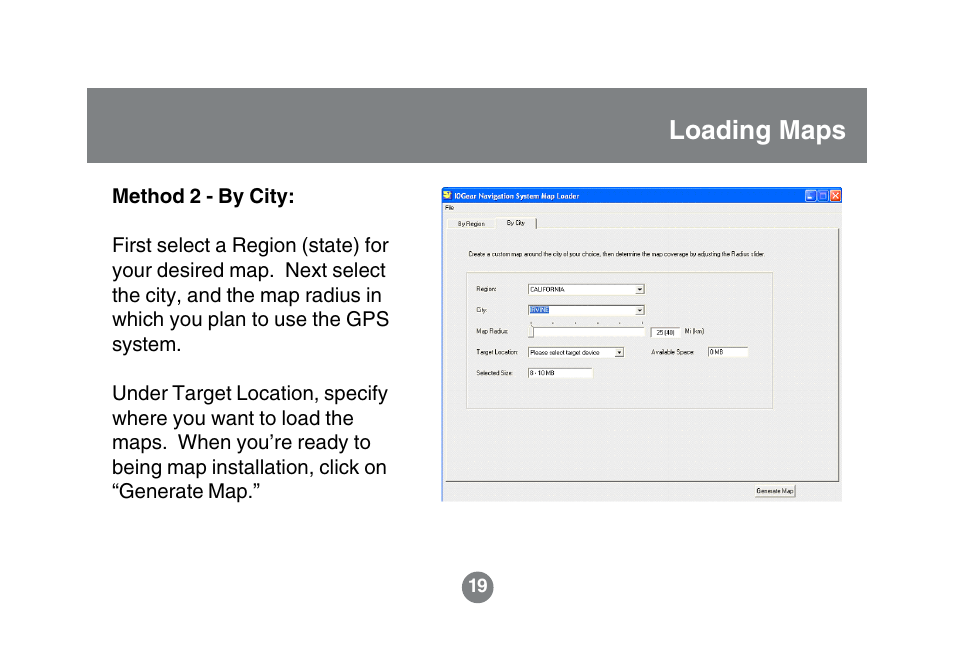 Loading maps | IOGear GBGPS201 User Manual | Page 19 / 118