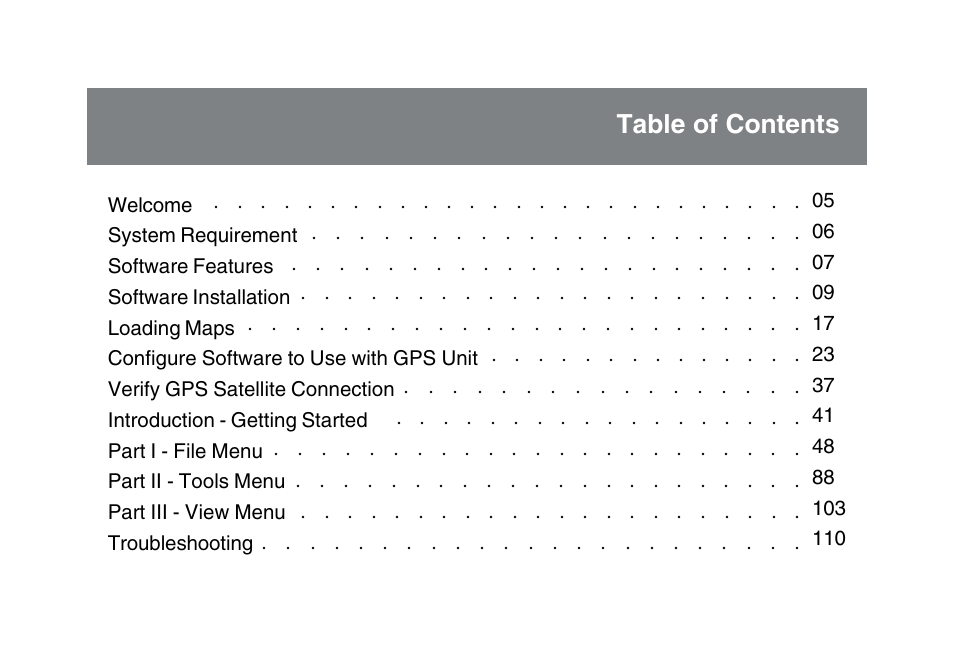 IOGear GBGPS201 User Manual | Page 3 / 118