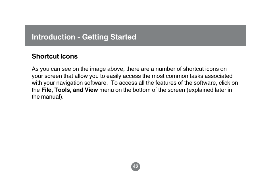 Introduction - getting started | IOGear GBGPS201 User Manual | Page 42 / 118
