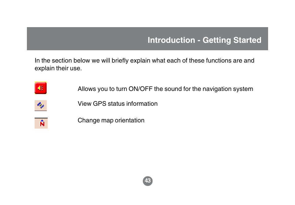 Introduction - getting started | IOGear GBGPS201 User Manual | Page 43 / 118