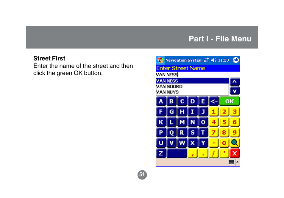 Part i - file menu | IOGear GBGPS201 User Manual | Page 51 / 118