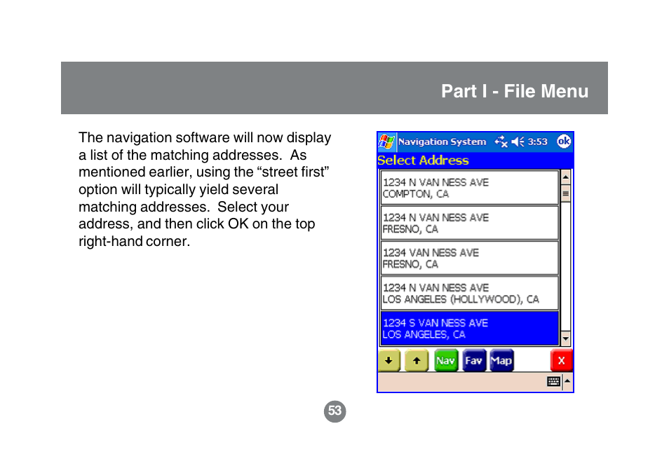 Part i - file menu | IOGear GBGPS201 User Manual | Page 53 / 118