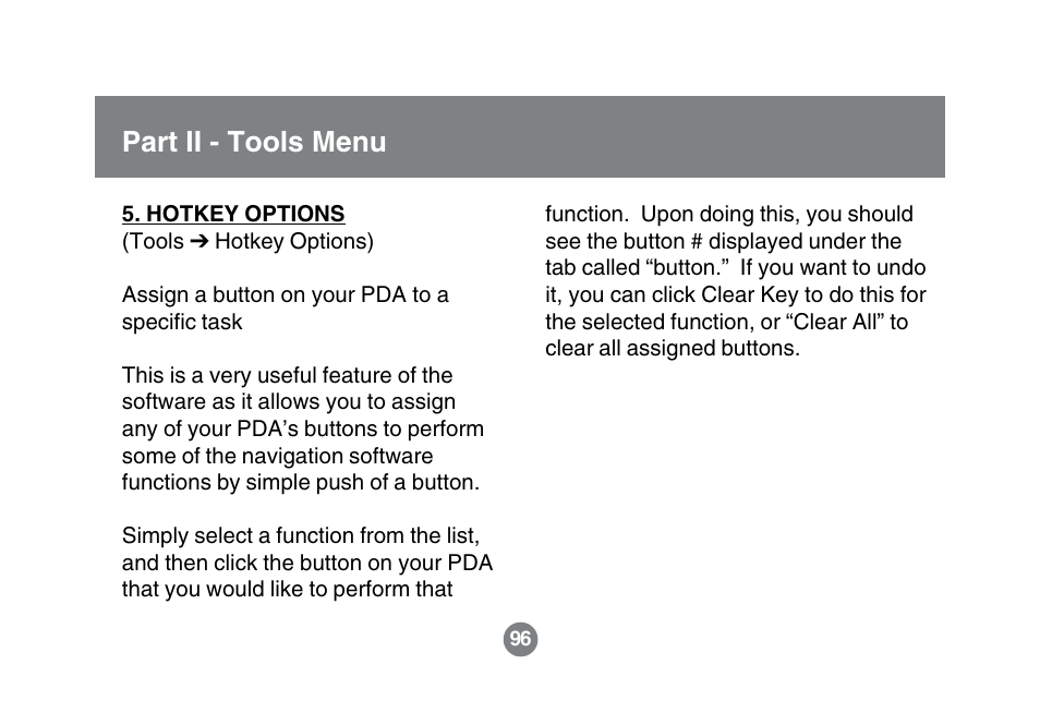 Part ii - tools menu | IOGear GBGPS201 User Manual | Page 96 / 118