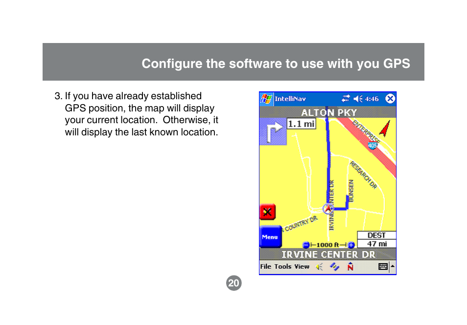 Configure the software to use with you gps | IOGear GBGPS201 User Manual | Page 23 / 51