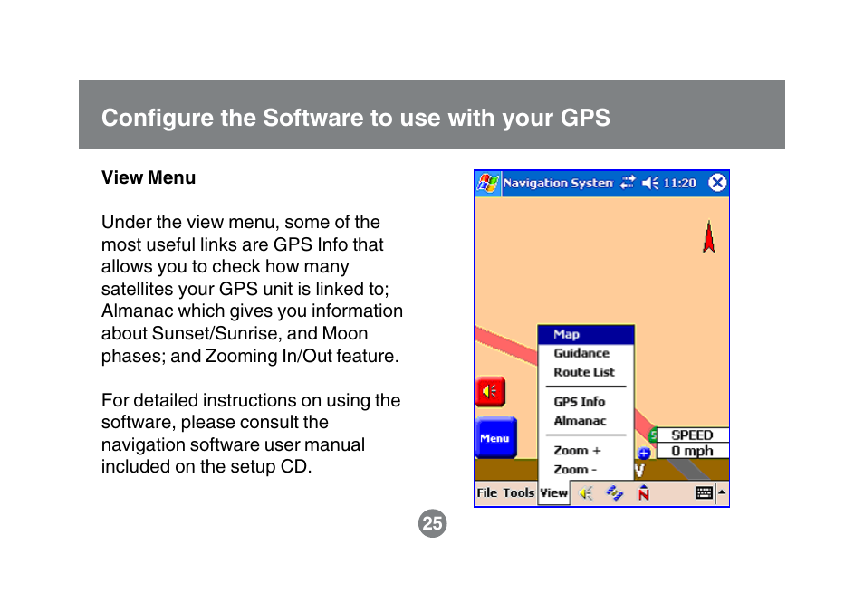 Configure the software to use with your gps | IOGear GBGPS201 User Manual | Page 28 / 51