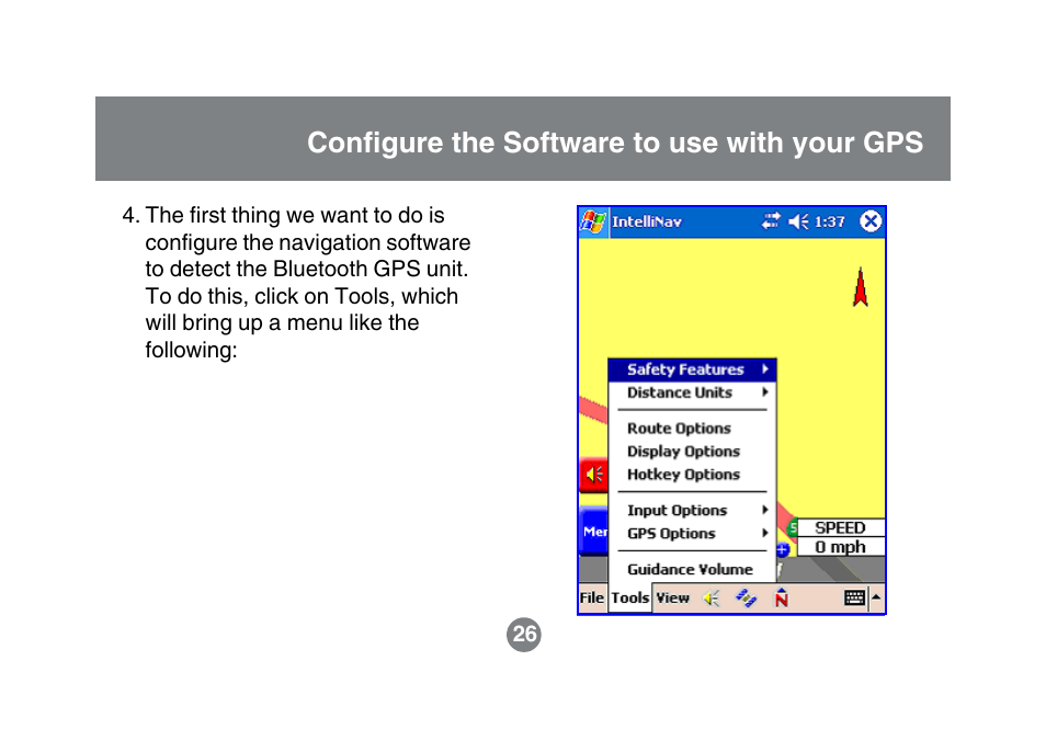 Configure the software to use with your gps | IOGear GBGPS201 User Manual | Page 29 / 51