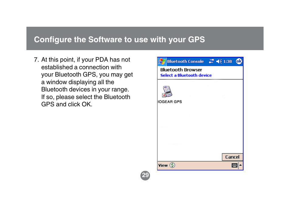 Configure the software to use with your gps | IOGear GBGPS201 User Manual | Page 32 / 51