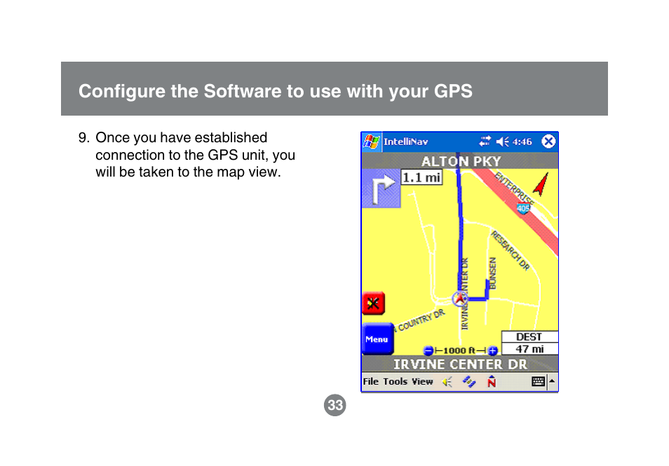 Configure the software to use with your gps | IOGear GBGPS201 User Manual | Page 36 / 51