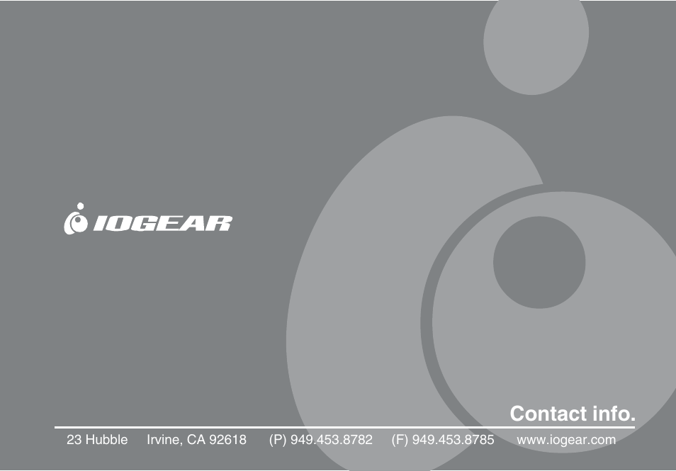 Contact info | IOGear GBGPS201 User Manual | Page 51 / 51