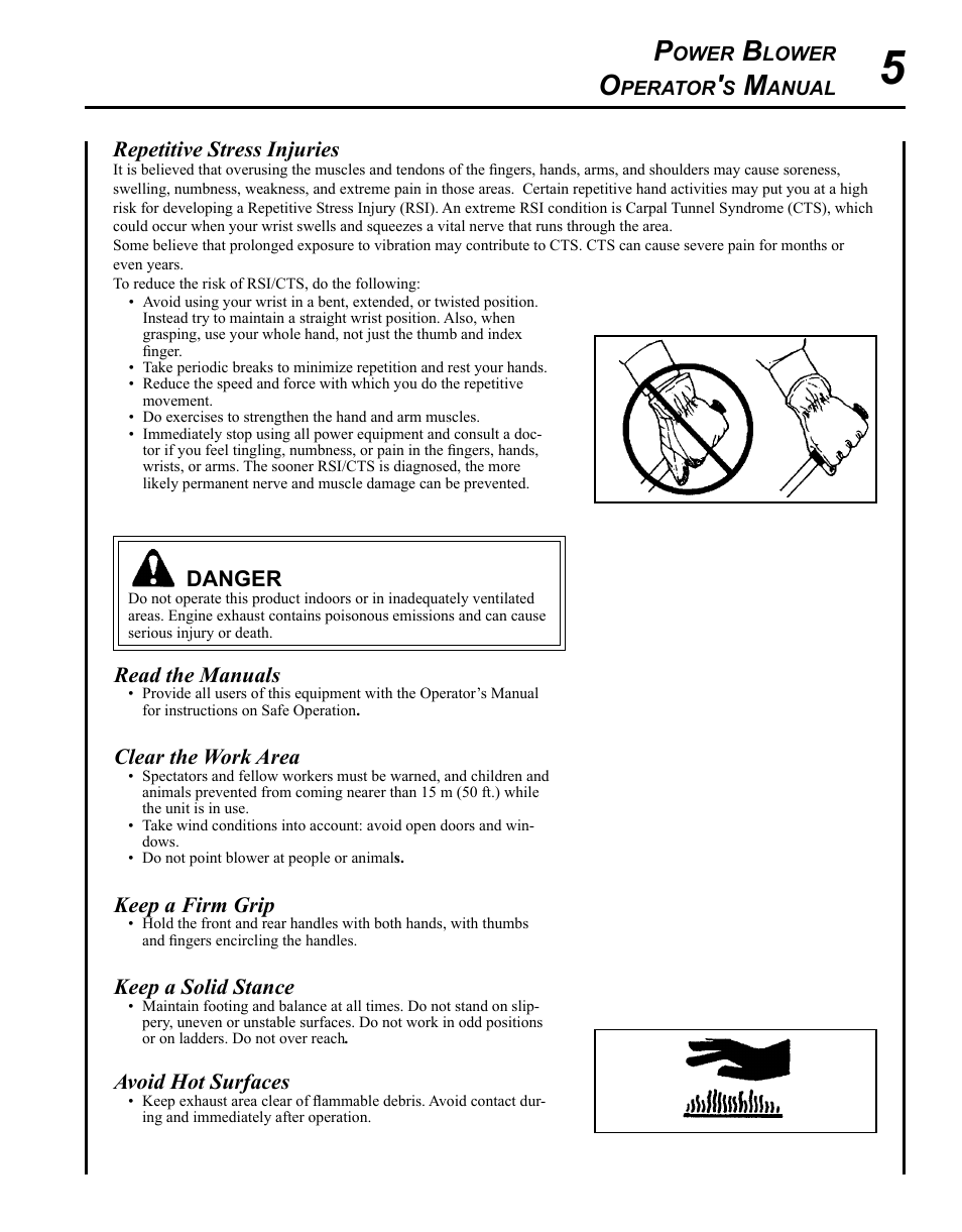 Echo PB-755ST User Manual | Page 5 / 32