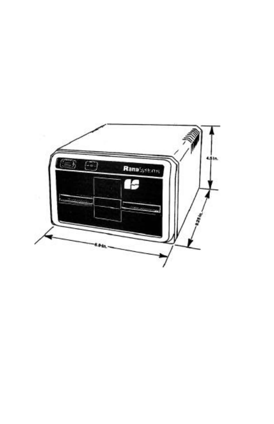 8: physical dimensions off elite drives | Rana Systems Elite Series User Manual | Page 153 / 328