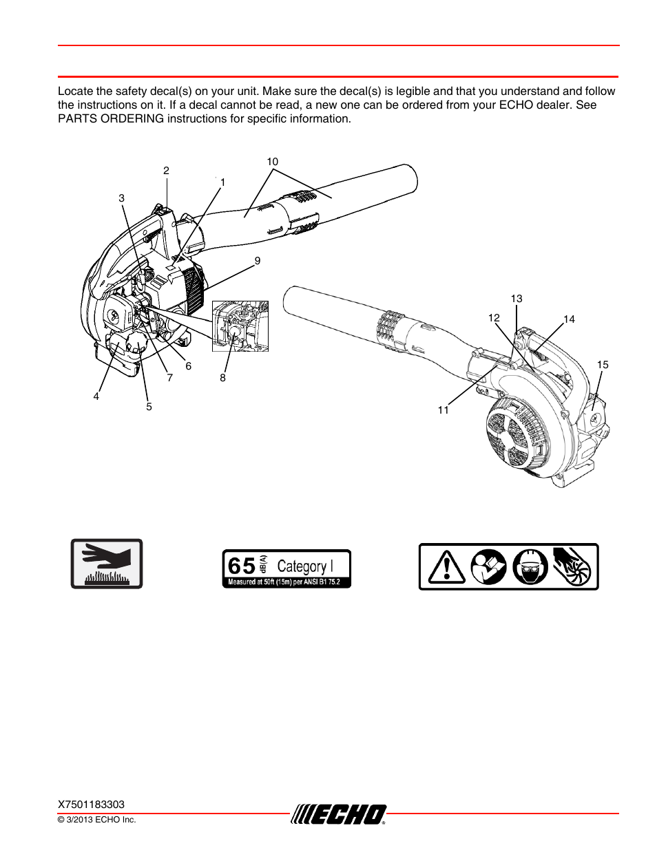 Description, Pb-250ln description | Echo PB-250LN User Manual | Page 9 / 32