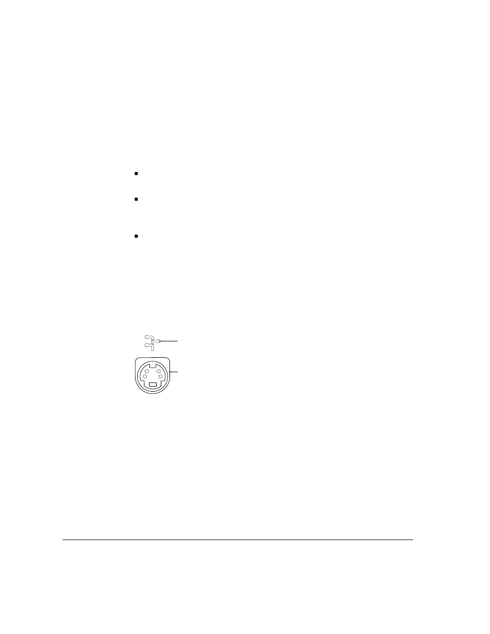 Connecting an additional monitor, Connecting a trackball or other input device | Apple Workgroup Server 8550 User Manual | Page 73 / 121