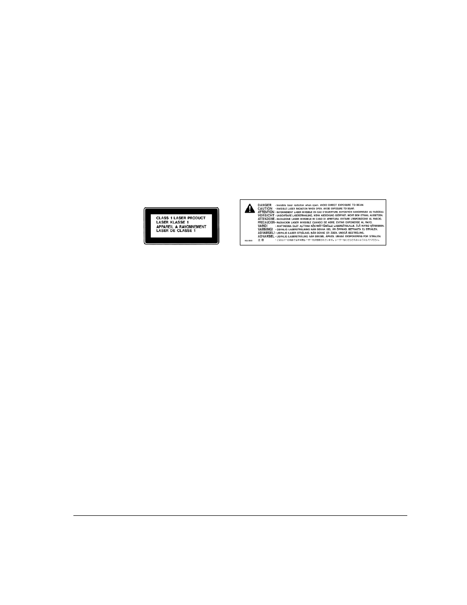 Laser information | Apple Workgroup Server 8550 User Manual | Page 9 / 121