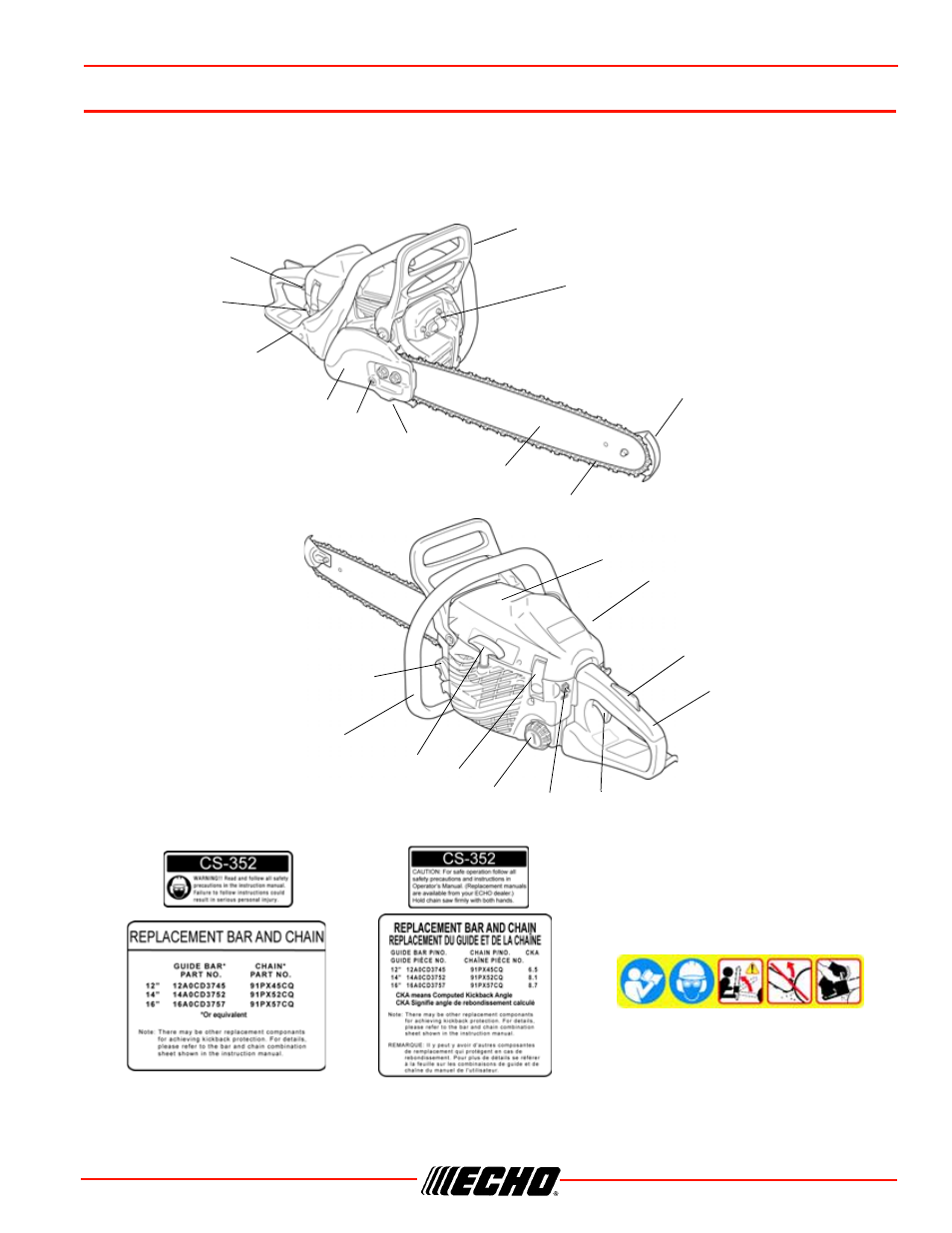 Description, Cs-352 description | Echo CS-352 User Manual | Page 13 / 44