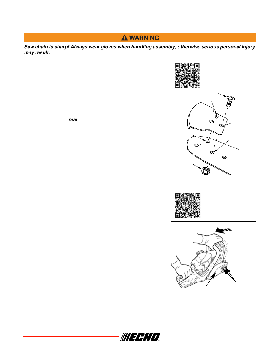 Preparation for use, Cs-352 description | Echo CS-352 User Manual | Page 15 / 44