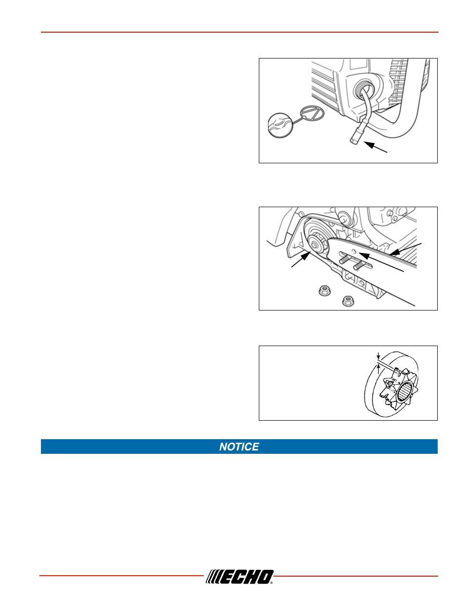 Oil filter guide bar sprocket, Cs-352 maintenance, Oil filter | Guide bar, Sprocket | Echo CS-352 User Manual | Page 31 / 44