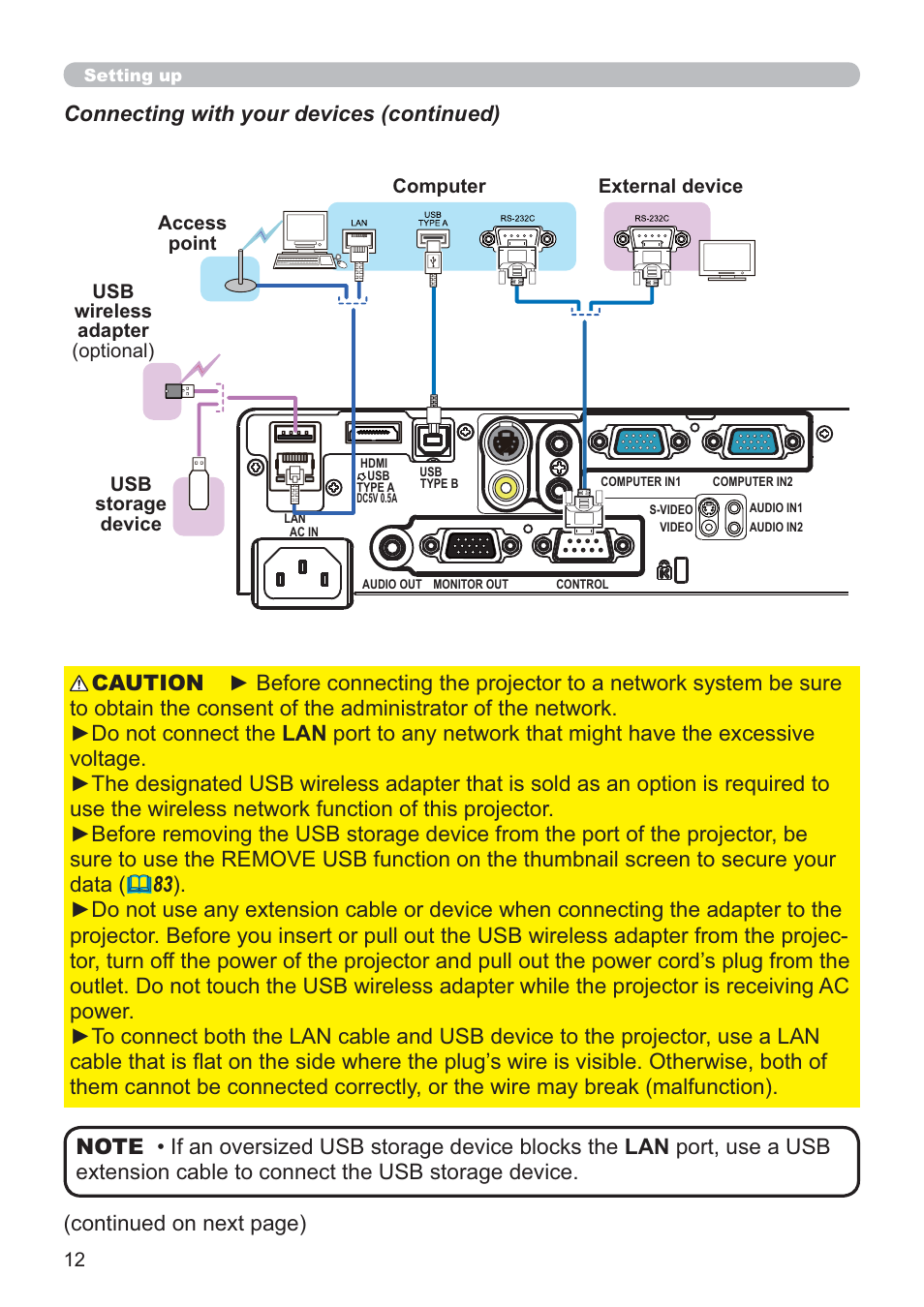 Hitachi CP-X2021WN User Manual | Page 12 / 107