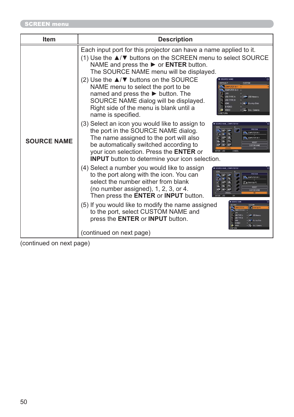 Hitachi CP-X2021WN User Manual | Page 50 / 107