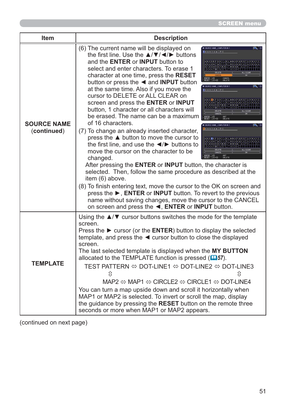 Hitachi CP-X2021WN User Manual | Page 51 / 107