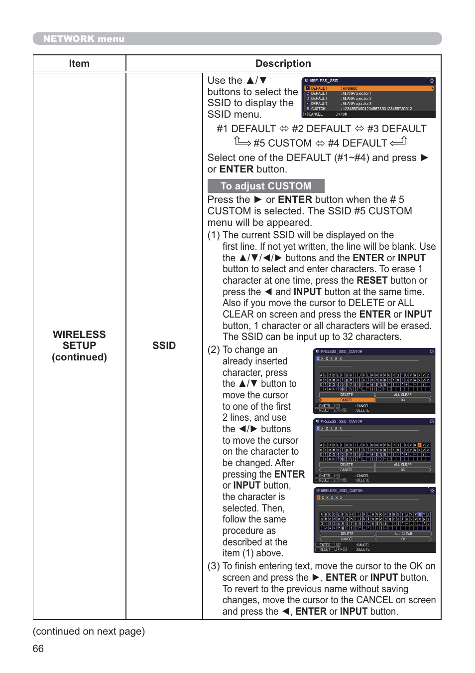 Hitachi CP-X2021WN User Manual | Page 66 / 107
