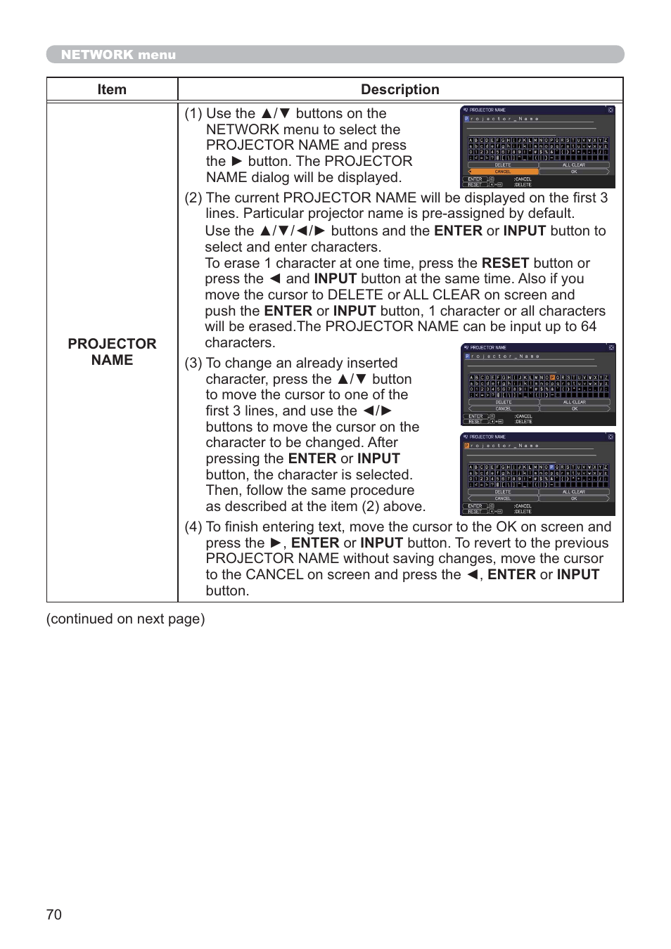 Hitachi CP-X2021WN User Manual | Page 70 / 107