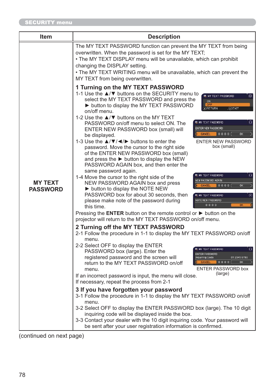 Hitachi CP-X2021WN User Manual | Page 78 / 107