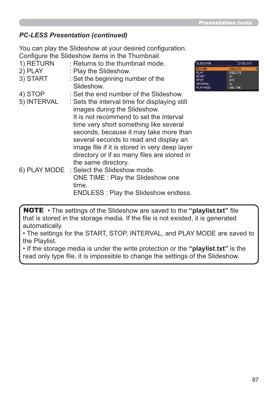 Hitachi CP-X2021WN User Manual | Page 87 / 107