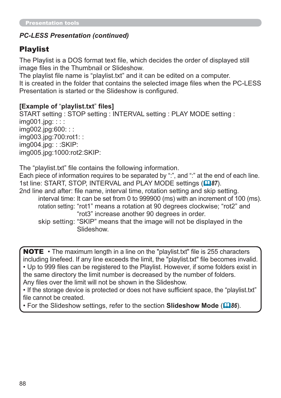Hitachi CP-X2021WN User Manual | Page 88 / 107