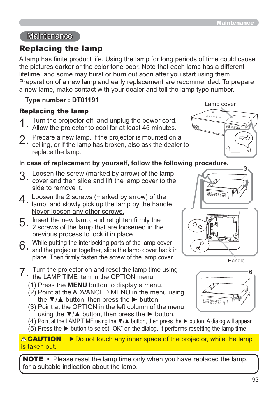 Hitachi CP-X2021WN User Manual | Page 93 / 107