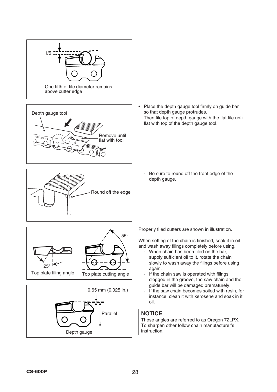 Echo CS-600P Serial C22312001001 - C22312999999 User Manual | Page 30 / 34