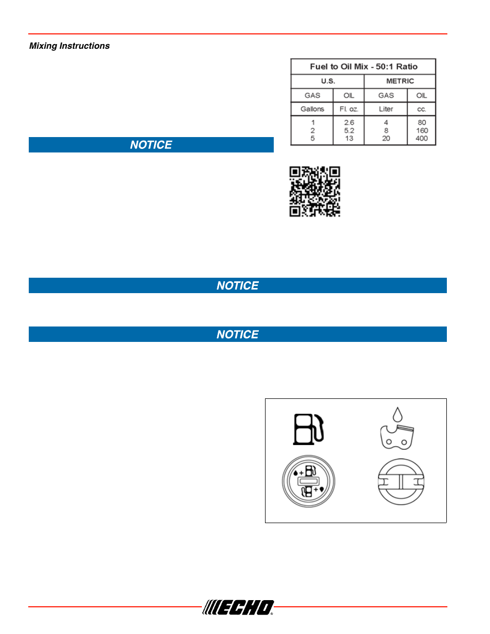 Chain lubricant, Operation cs-450 | Echo CS-450 User Manual | Page 18 / 48