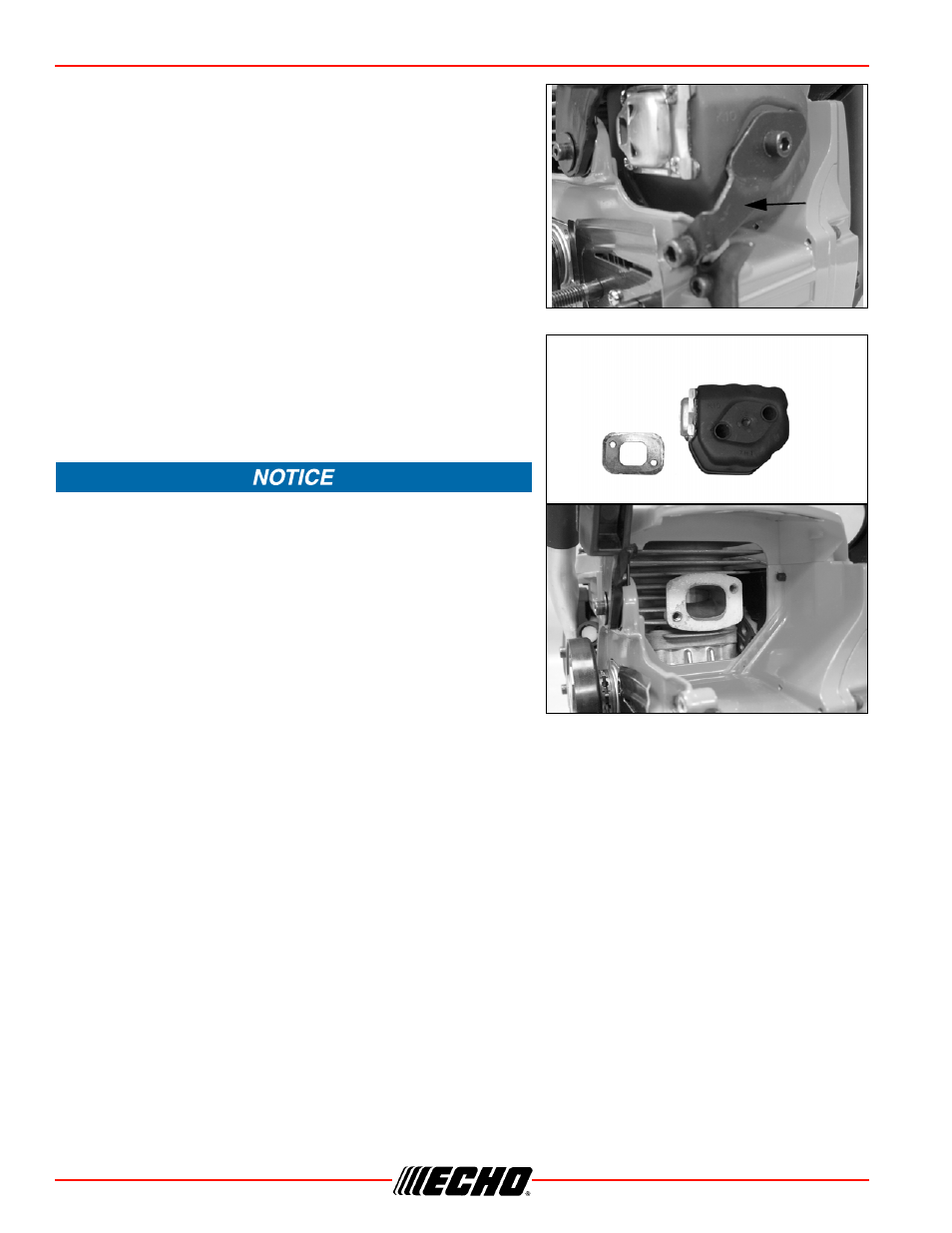 Exhaust port cleaning, Maintenance cs-450 exhaust port cleaning | Echo CS-450 User Manual | Page 32 / 48