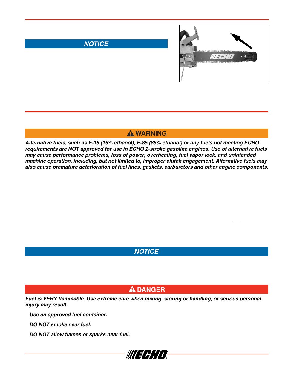 Operation, Fuel, Cs-330t operation | Echo CS-330T Serial C04212001001 - C04212999999 User Manual | Page 17 / 48