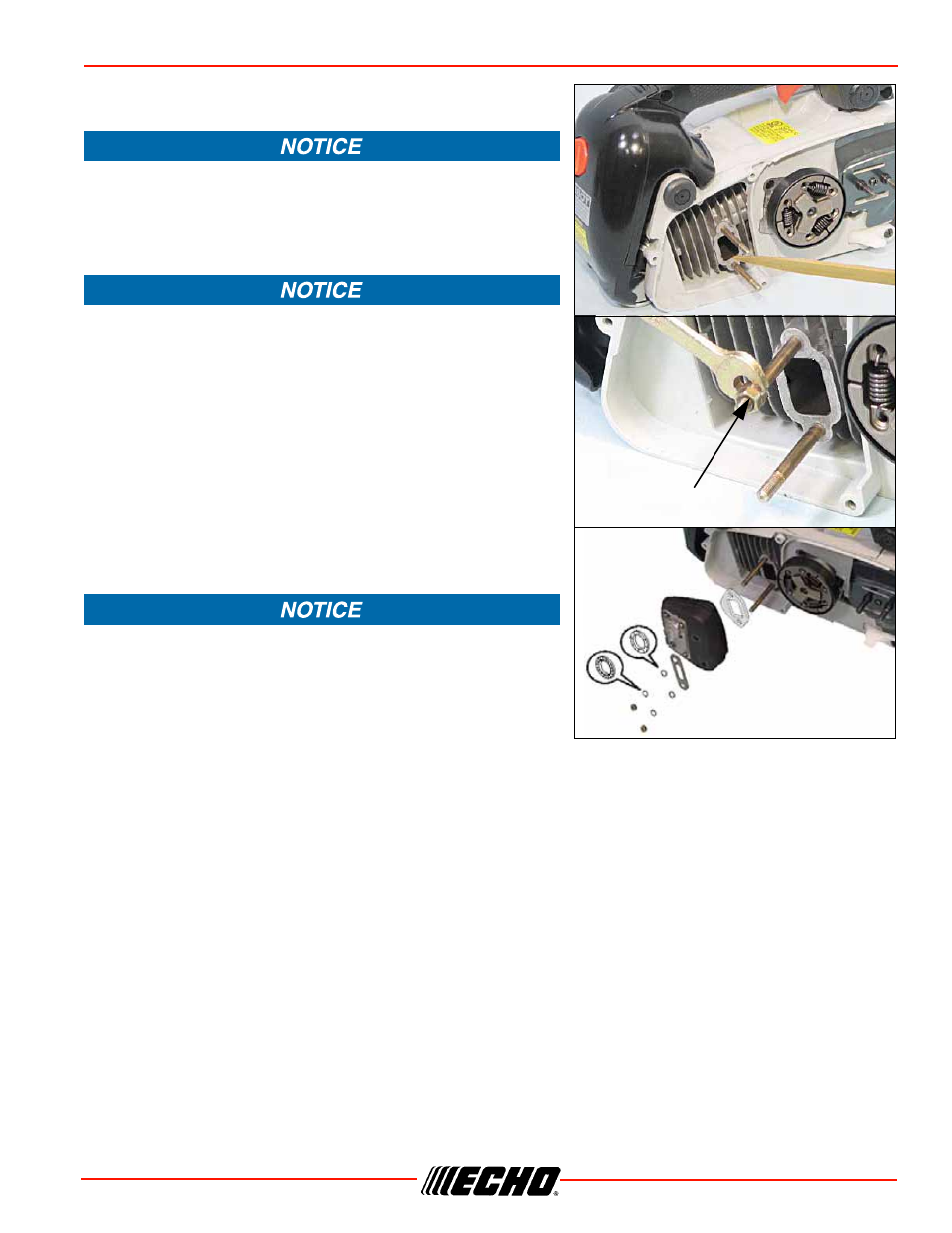 Cs-330t maintenance | Echo CS-330T Serial C04212001001 - C04212999999 User Manual | Page 33 / 48