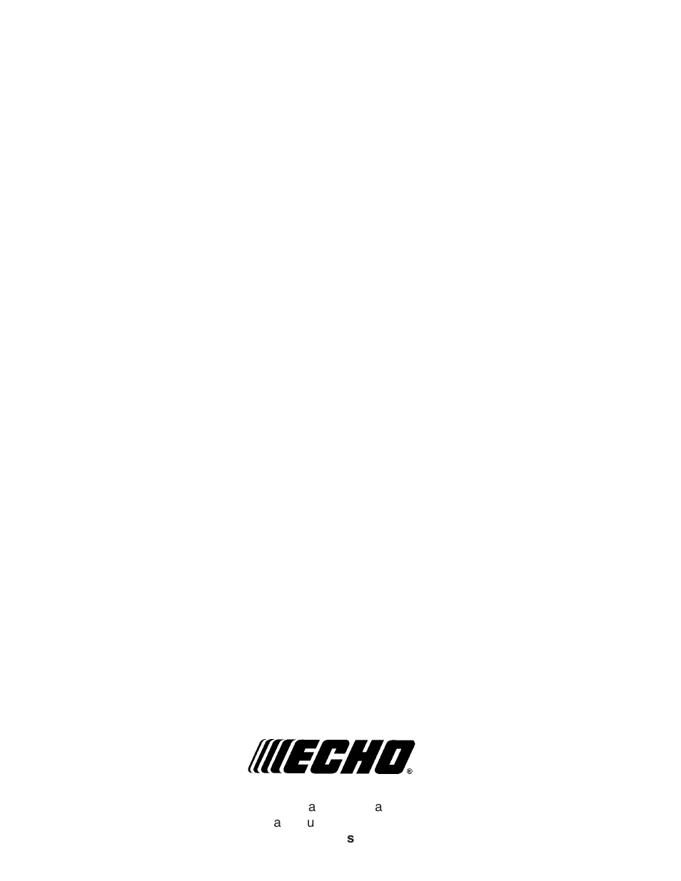 Echo CS-310 User Manual | Page 44 / 44