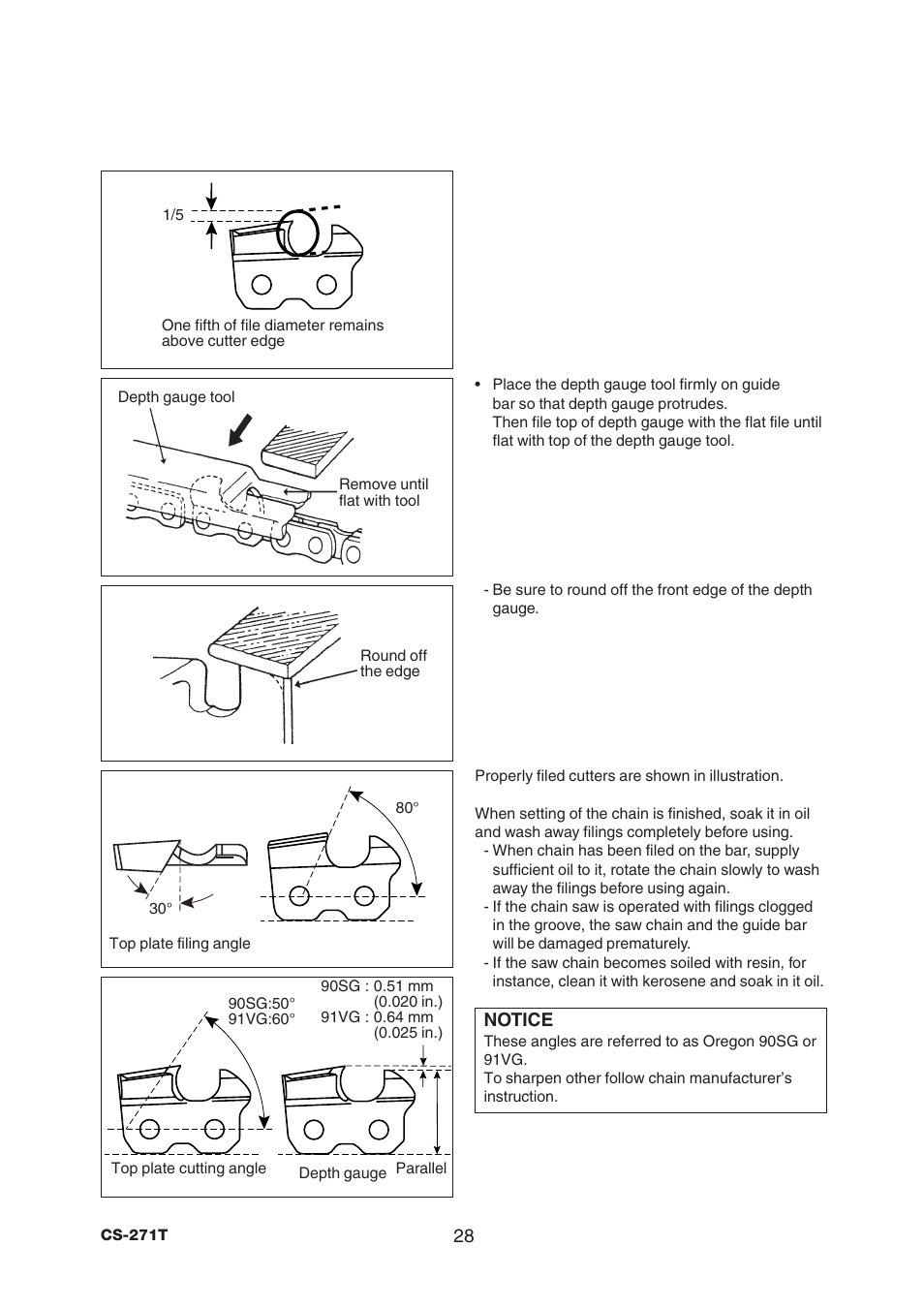 Echo CS-271T C21112001001 - C21112999999 User Manual | Page 30 / 36