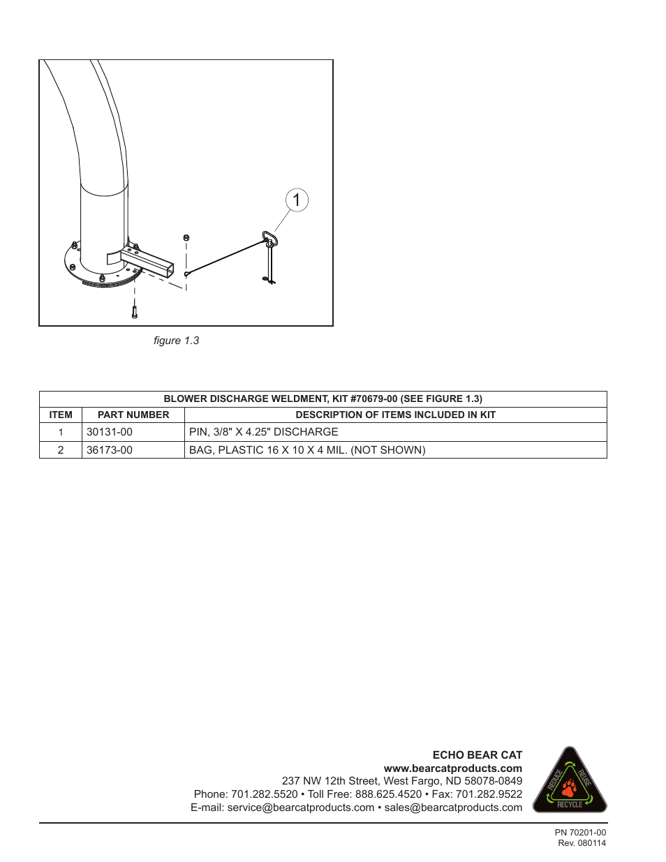Echo CH500H Instruction v.2 User Manual | Page 2 / 2
