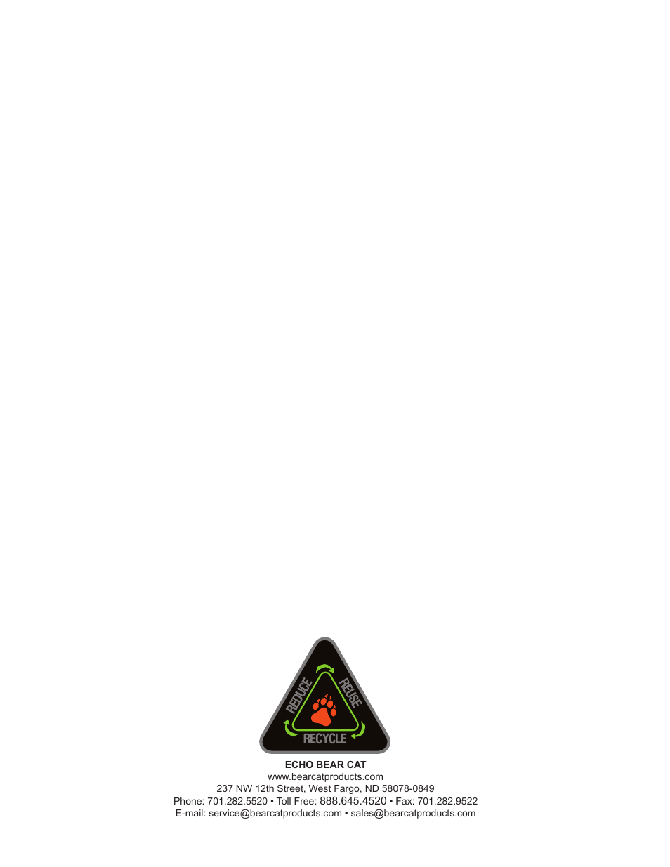Echo CH9540H Owners Manual v.7 User Manual | Page 32 / 32