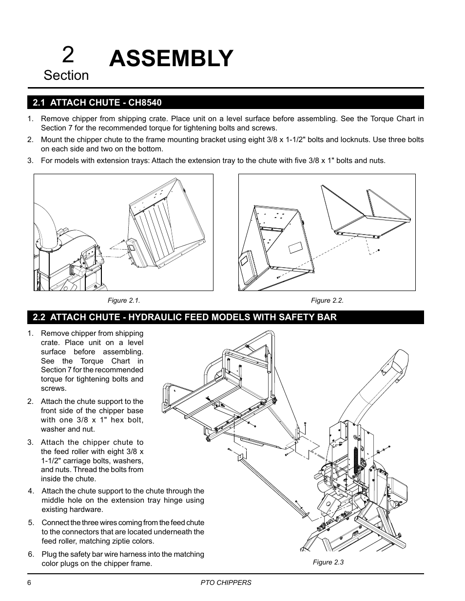 Assembly, 1 attach chute - ch8540 | Echo 76854 User Manual | Page 10 / 31